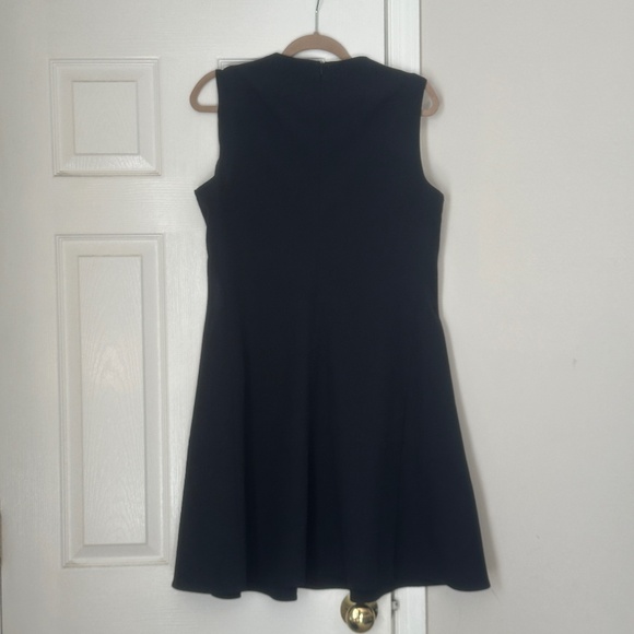 MM Lafleur The Malala Dress‎ Recycled WonderTex in Midnight Navy Size 10 Work - Picture 4 of 8